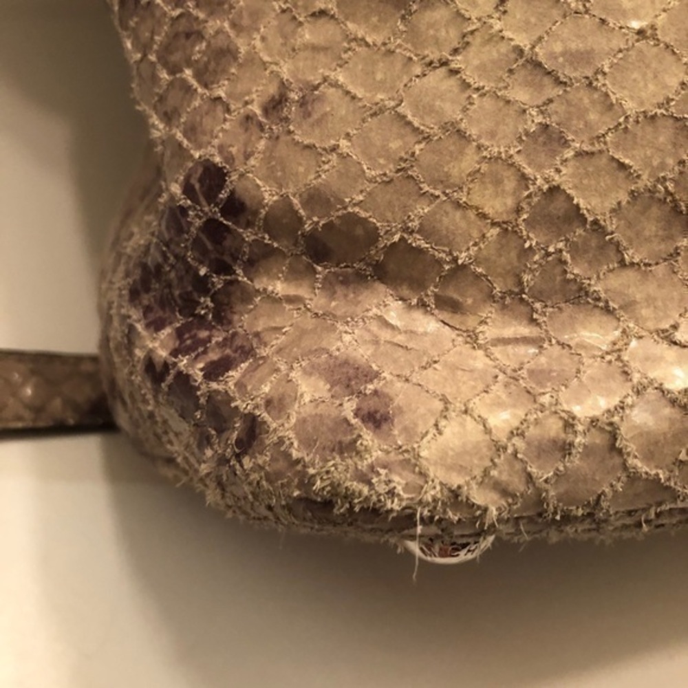 Michael kors python snakeskin embossed two way bag - image 6